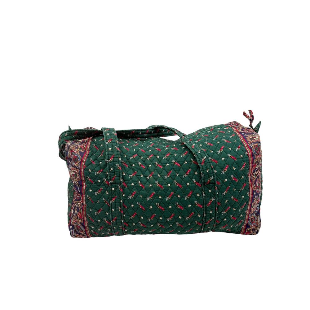 Rare Vera Bradley Vintage Golf Print Extra Large Duffel Bag Made in USA